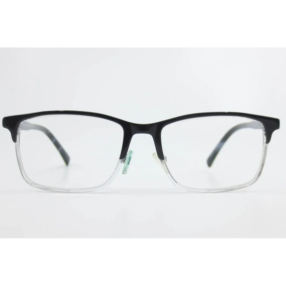 Otis + Grey OG 20225 Black Crystal Rectangular Eyeglass Frames 55-17-145